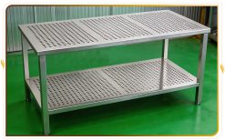 Bàn thao tác đục lỗ 2 tầng
