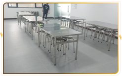 Bàn ghế inox công nghiệp