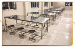 Bàn ghế inox công nghiệp