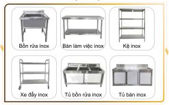 Phân loại bàn thao tác inox