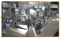 Gia công chất gấp ống thông gió