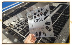Gia công cắt laser thép