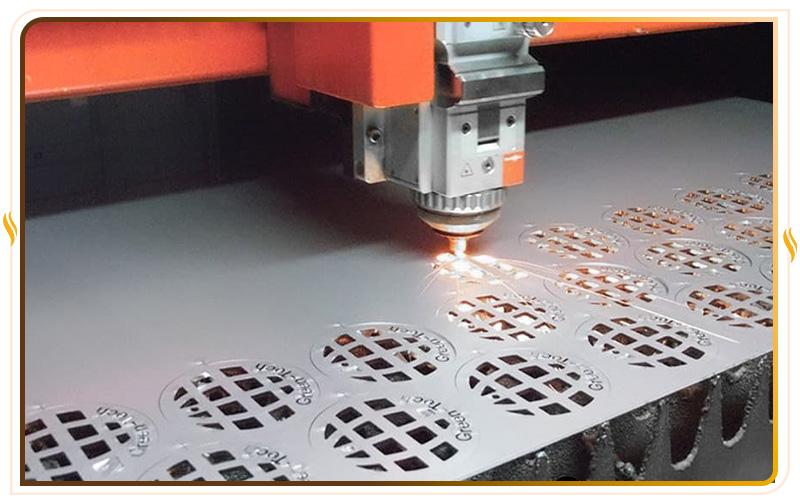 Gia công cắt laser thép