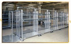 Xe đẩy khung inox