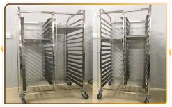 Xe đẩy khung inox