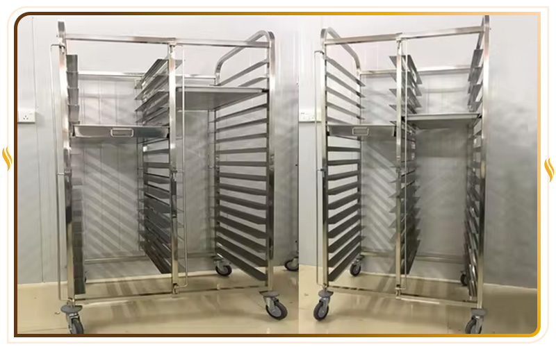 Xe đẩy khung inox
