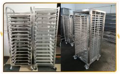 Ứng dụng Xe đẩy khung inox