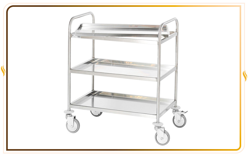 Xe đẩy khung inox