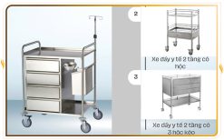 Phân loại Xe đẩy y tế