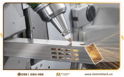 Gia công cắt laser hộp thép