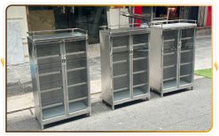 Tủ để đồ inox