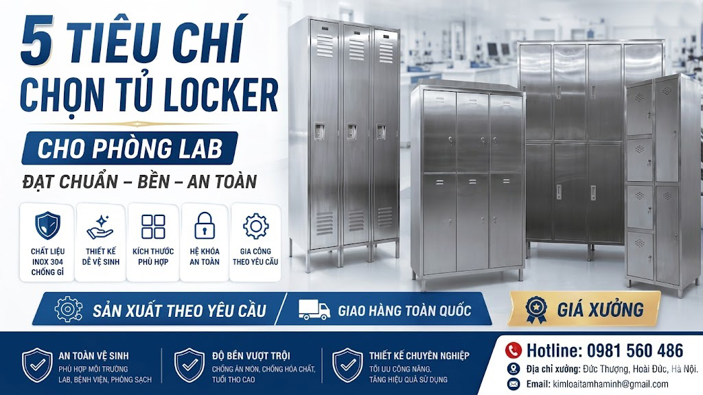 5 tiêu chí chọn tủ y tế