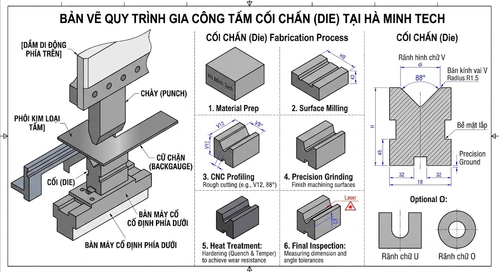 Quy trình chấn gấp kim loại