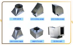 Gia công chấn gấp ống thông gió