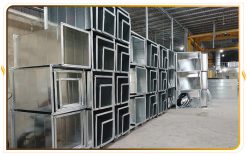 Gia công chấn gấp ống thông gió số lượng lớn