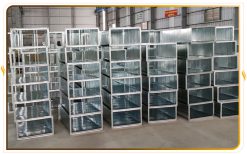 Gia công chấn gấp ống thông gió