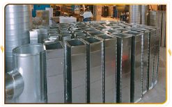 Gia công chấn gấp ống thông gió