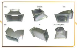 Gia công chấn gấp Các loại ống thông gió