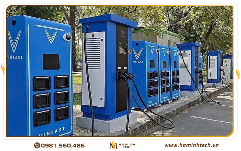 Sản phẩm vỏ tủ sạc xe điện hoàn thiện