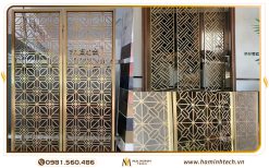 Cắt laser CNC hoa văn vách trang trí